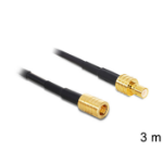DeLOCK 88648 coaxial cable RG-174 3 m SMB Black