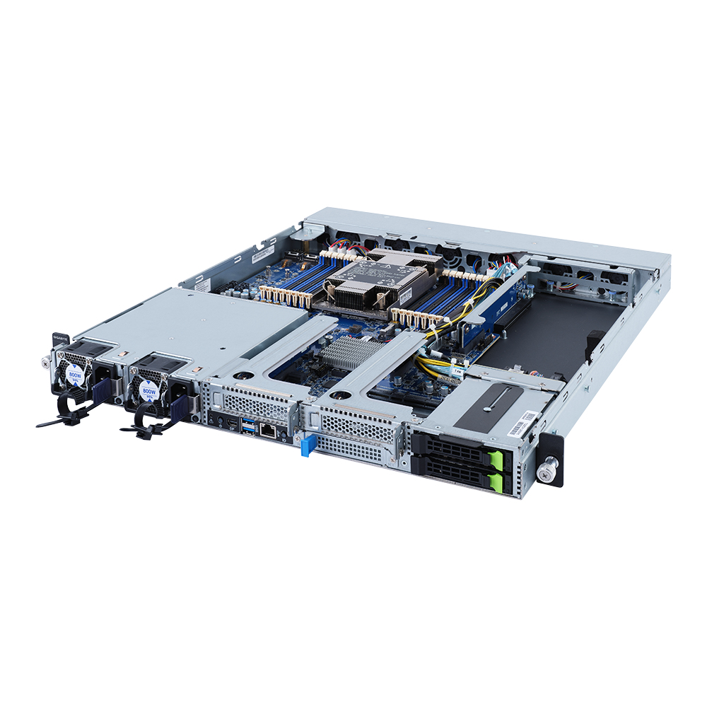 Image of Gigabyte E162-220 Intel C621A LGA 4189 Rack (1U) Black