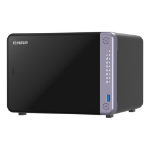 QNAP 6-bay desktop NAS - AL524 4C 2.0GHz 4GB DDR4 RAM (max 16GB) 2 x 10GbE SFP+ 2 x 2.5GbE 1 x PCIe Gen3 2 x USB 3.2 Gen1