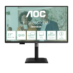 AOC Q27P4CV computer monitor 68.6 cm (27") 2560 x 1440 pixels Quad HD LED Black