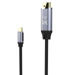 Inca ITCH-20 video cable adapter 2 m USB Type-C HDMI Black, Silver