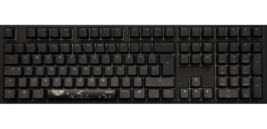 Ducky Shine 7 keyboard USB UK English Black
