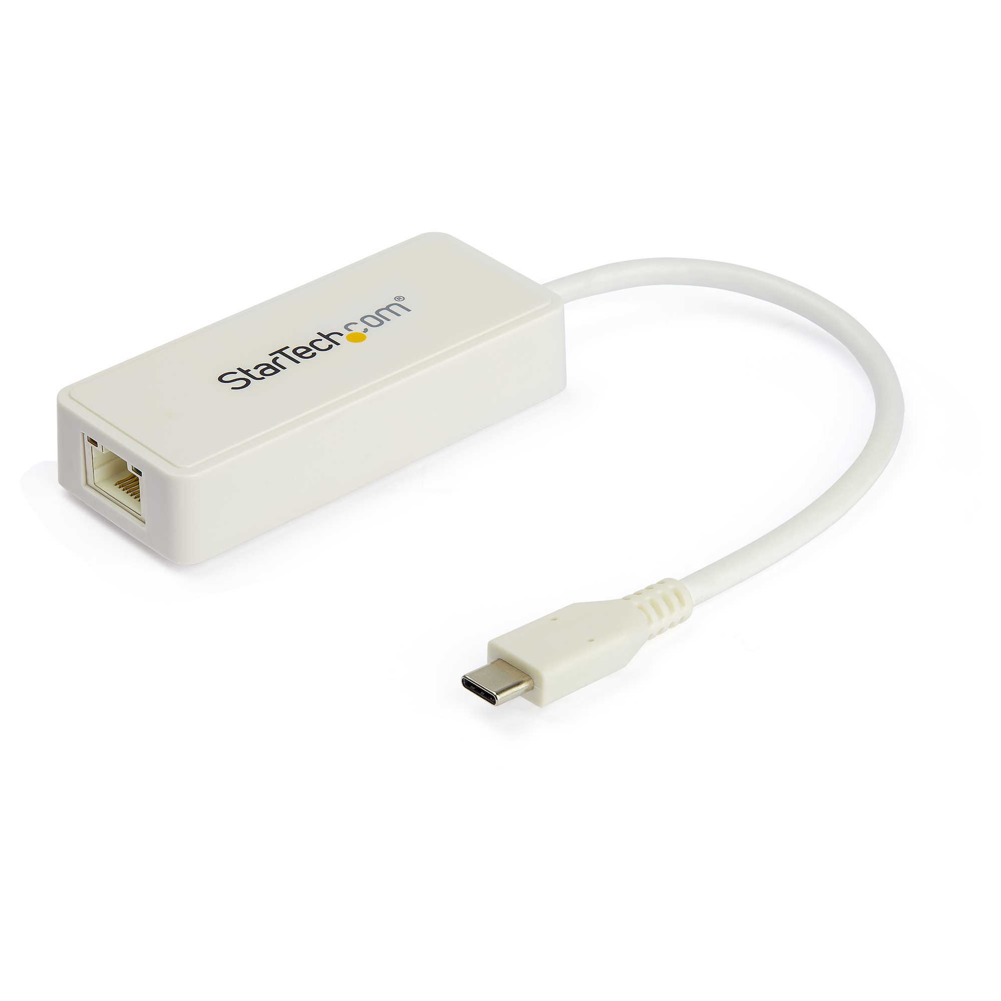 Image of StarTech.com USB C to Gigabit Ethernet Adapter w/USB A Port -...