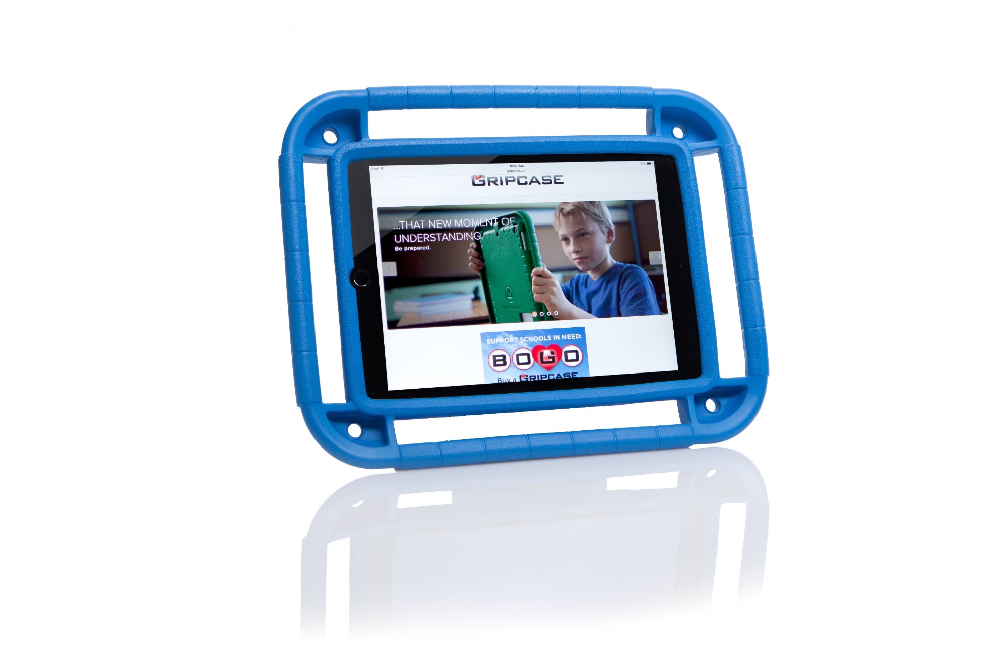 Gripcase IAIR2-BLU tablet case 24.6 cm (9.7") Bumper Blue