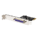 StarTech.com Adaptador Tarjeta PCI-Express PCIe Paralelo de 1 Puerto DB25 IEEE1284 - SPP EPP ECP