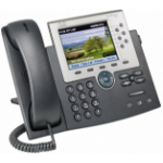 Cisco 7965G, Refurbished IP phone Black, Gray TFT