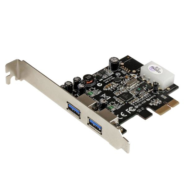 Image of StarTech.com 2 Port PCI Express (PCIe) SuperSpeed USB 3.0 Card...