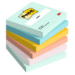 Post-It 654-6-BEA note paper Square Blue, Green, Orange, Pink, Yellow 100 sheets Self-adhesive