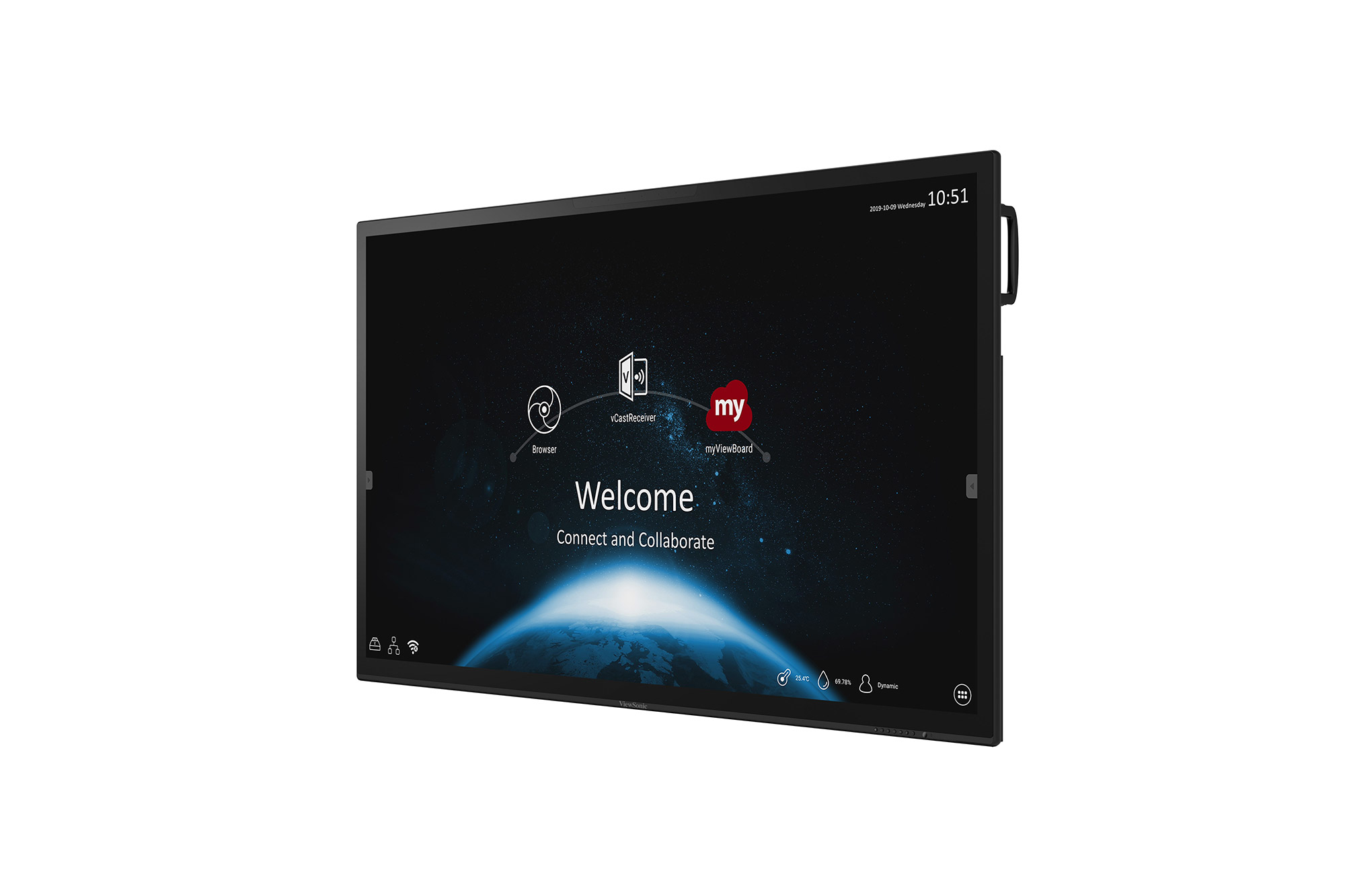 Viewsonic IFP6570 interaktiva whiteboards 165,1 cm (65") 3840 x 2160 pixlar Pekskärm Svart HDMI