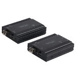 StarTech.com 4K HDMI KVM Extender over Fiber - HDMI Video & USB Remote KVM Switch/Console Extender - up to 984ft/300m (MultiMode) - 2x 10G MMF SFP+ modules - KVM Extension Kit (TX/RX)