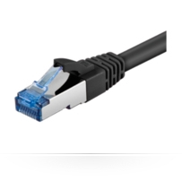 Image of Microconnect 1.5m Cat6a S/FTP networking cable Black S/FTP (S-STP)