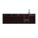 Logitech G G413 Gaming Keyboard teclado USB QWERTY Portugués Negro