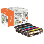 Peach PT842 toner cartridge 5 pc(s) Compatible Black, Cyan, Magenta, Yellow