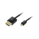 FDL 2M MICRO HDMI D PLUG TO HDMI A PLUG CABLE