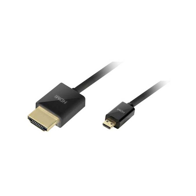 Image of FDL 2M MICRO HDMI D PLUG TO HDMI A PLUG CABLE