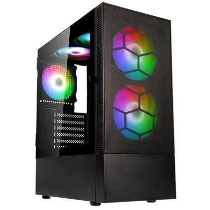KLK Kolink Observatory MX Mesh ARGB Midi Tower Case - Black