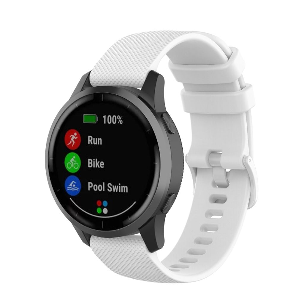 EU Product - Vivoactive 4 Silicone Watch Band - White thumbnail