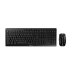 CHERRY Stream Desktop Recharge Tastatur Maus enthalten Universal RF Wireless QWERTZ Deutsch Schwarz
