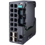 Moxa EDS-4012-4GC-HV-T network switch Managed L2 Gigabit Ethernet (10/100/1000) Black, Green