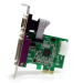 StarTech.com Adaptador Tarjeta PCI-Express un puerto Paralelo y un puerto Serial DB25 DB9 - UART16950