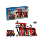 LEGO City 60414 Remiza Strazacka Z Woz
