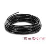DeLOCK Spiral Hose 6 mm diameter 10 m black