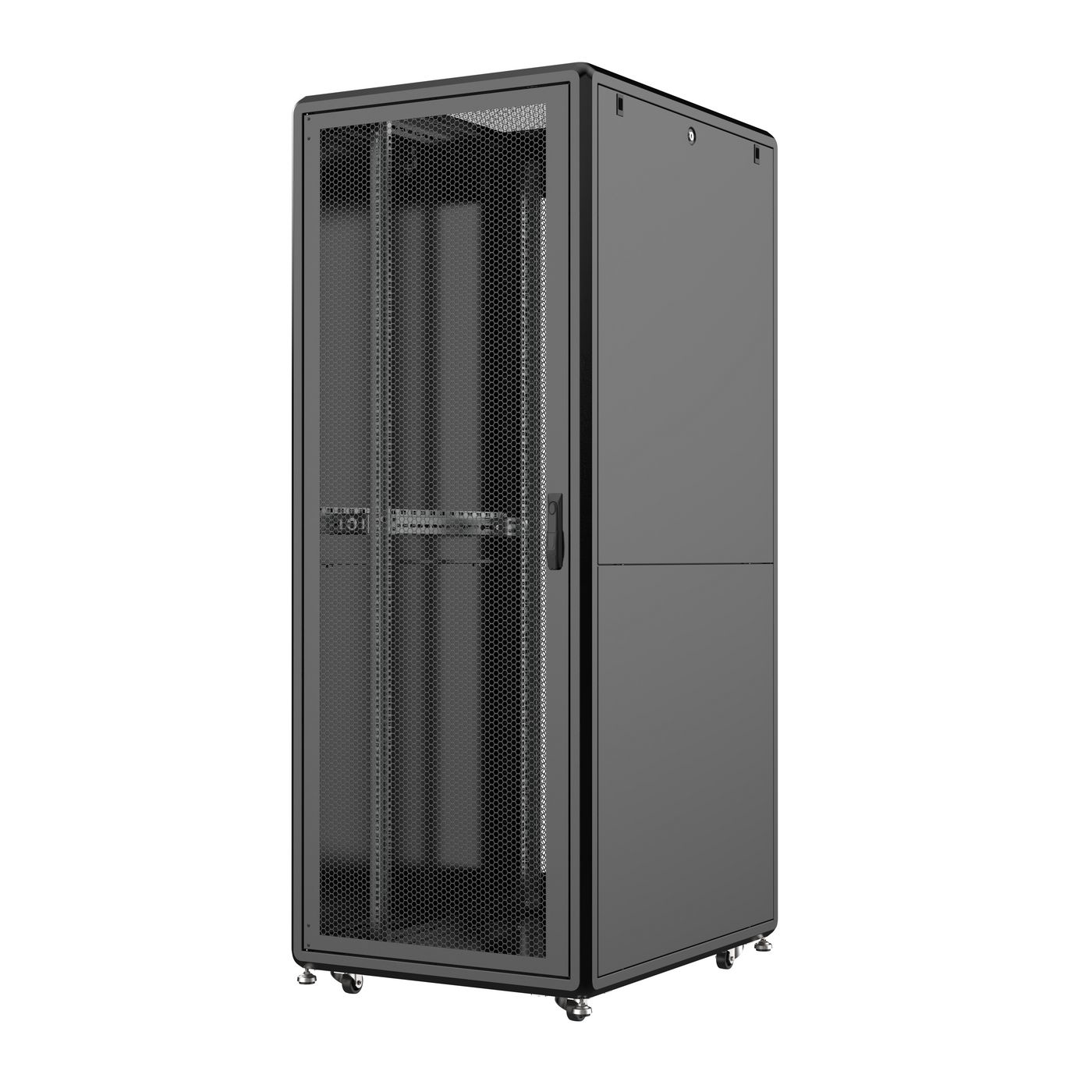 Lanview Black Rsl42u81bl Rack Cabinet 42U Freestanding Rack