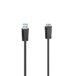 Hama 00200627 USB-kabel 1,5 m Micro-USB A USB A 5 Gbit/s Zwart