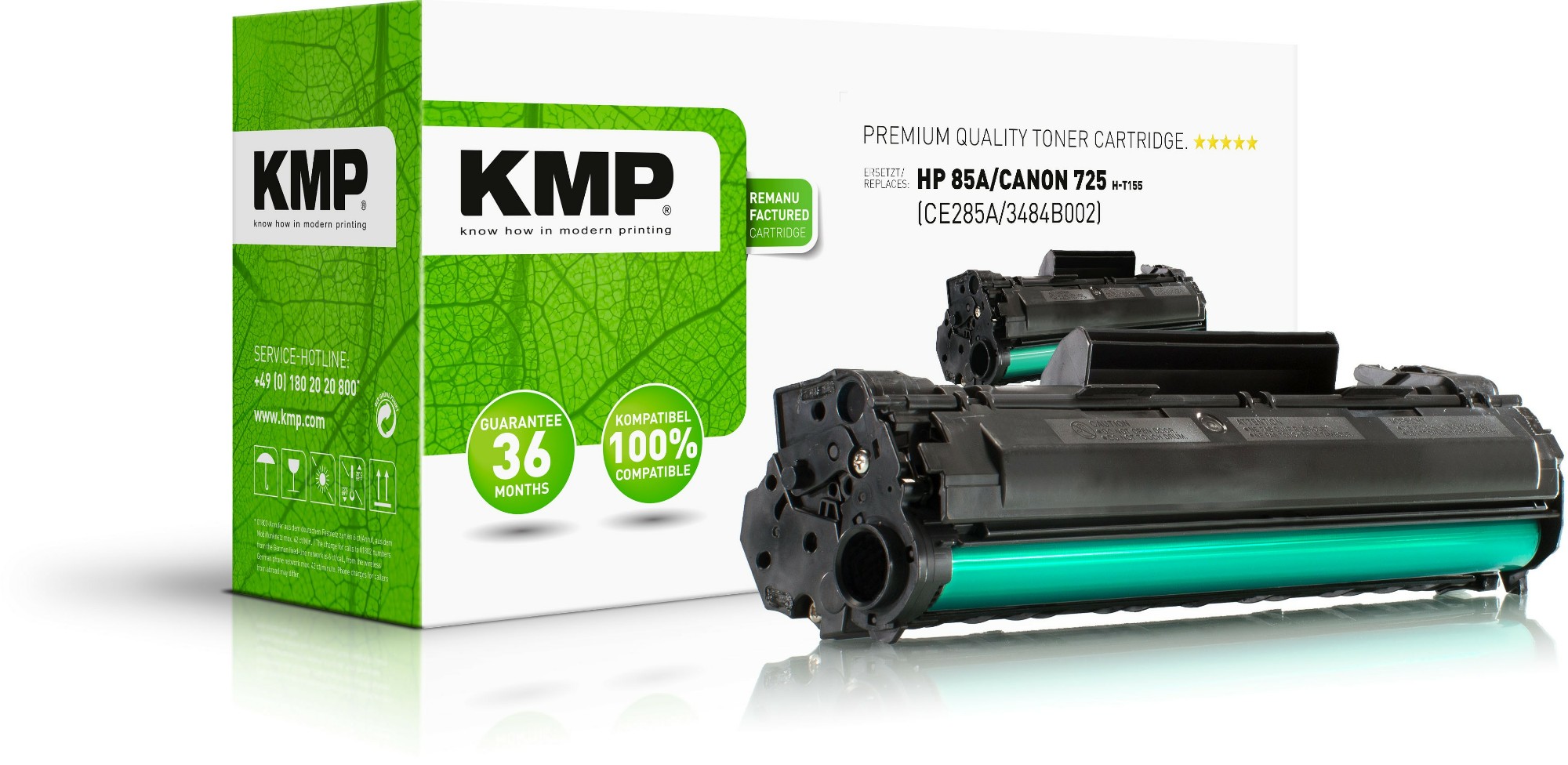 KMP H-T155 toner cartridge 1 pc(s) Black