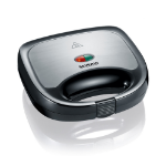 Severin SA 2969 sandwich maker 600 W Black, Stainless steel
