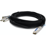 AddOn Networks ADD-QHPASCI-PDAC5M fibre optic cable 5 m QSFP+ 4x SFP+ Black