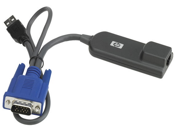 HPE KVM Console USB Interface Adapter KVM cable Black