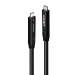 Lindy 10m USB 3.2 Gen 1 and DP 1.4 Type C Hybrid Cable
