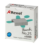 Rexel No. 25 (6/4) Staples (5000)