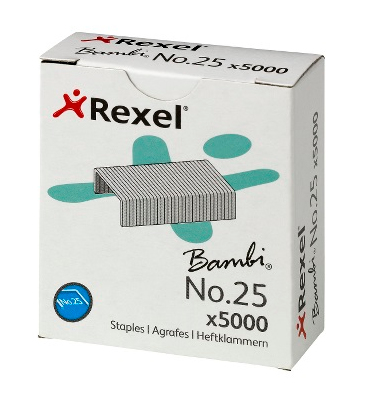 Image of Rexel No. 25 (6/4) Staples (5000)