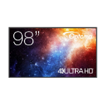 Optoma N3981K Digital signage flat panel 2.49 m (98") LED Wi-Fi 500 cd/m² 4K Ultra HD Black Android 11 24/7