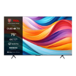 TCL 75C655K TV 190.5 cm (75") 4K Ultra HD Smart TV Wi-Fi Black