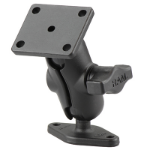 RAM Mounts Universal Double Ball Mount with 2-Hole & 4-Hole AMPS Plates