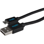 Maplin MAPCUS37-007 USB cable 0.75 m USB 2.0 USB A Micro-USB B Black