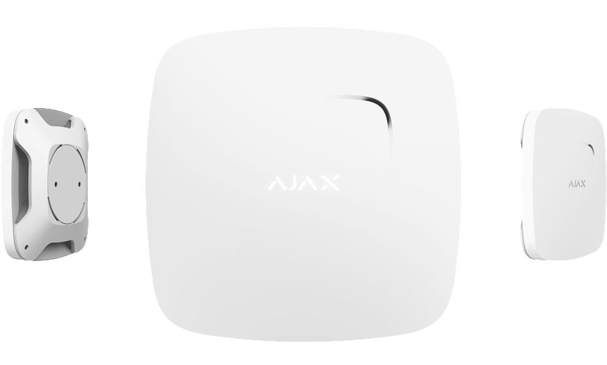 Fire Protect Plus  - Wireless  smoke, heat & carbon monoxide  detector with sounder WHITE thumbnail