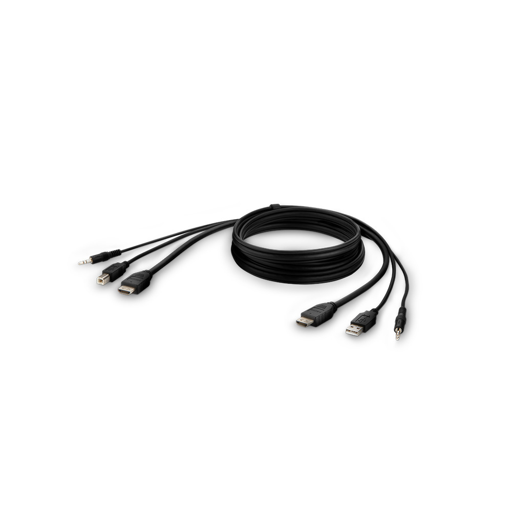 Image of Belkin F1DN1CCBL KVM cable Black 1.8 m