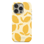 BURGA Lemon Tart mobile phone case 15.5 cm (6.1") Cover Yellow, White