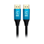 Comprehensive DP-4K-6SP DisplayPort cable 70.9" (1.8 m) Black, Blue