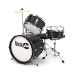 PDT RockJam 3-Piece Junior Drum Set Blk