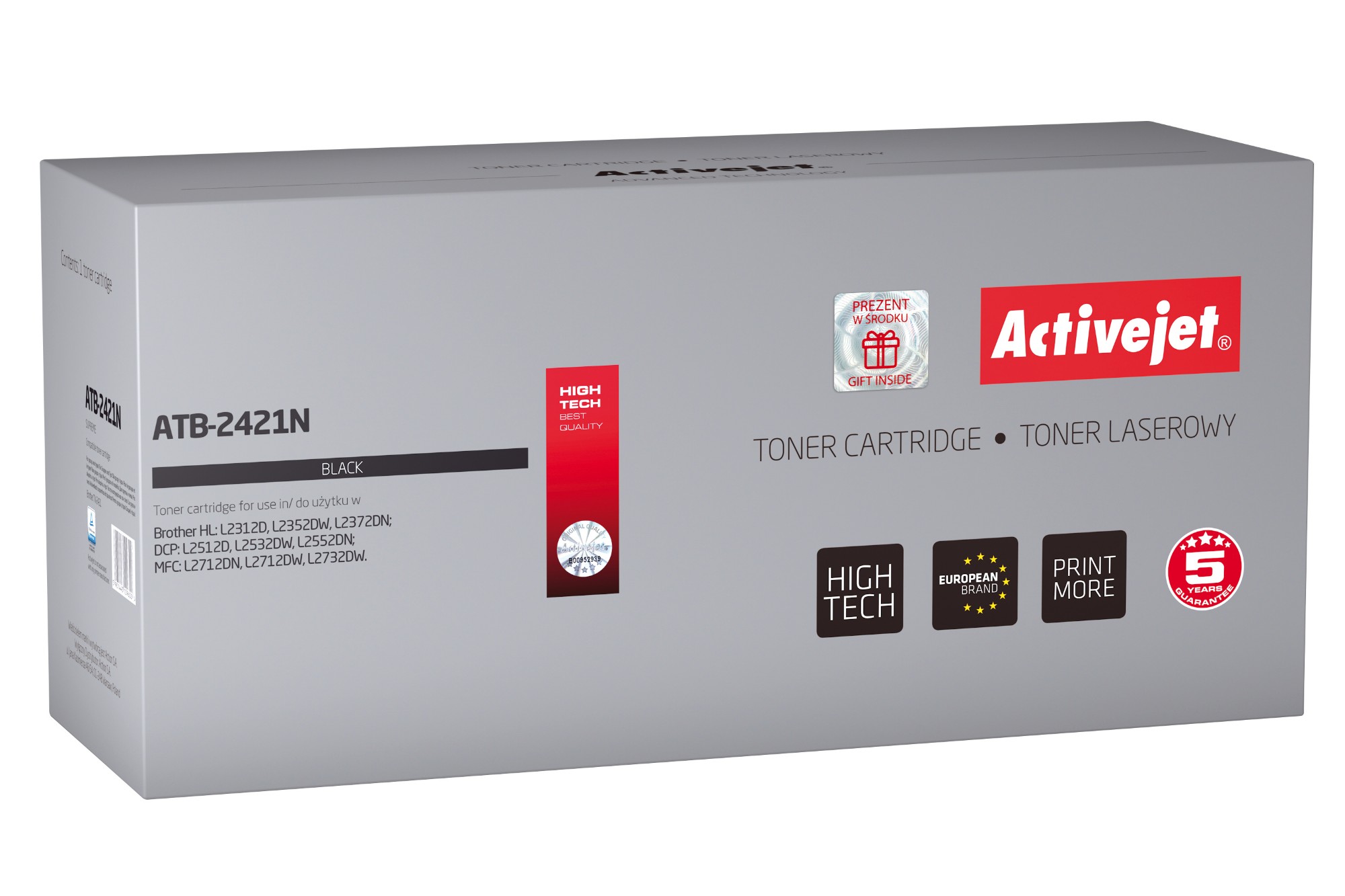 Activejet ATB-2421N toner (replacement for Brother TN-2421; Supreme; 3000 pages; black)