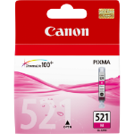 Canon 2935B001|CLI-521M Ink cartridge magenta, 445 pages ISO/IEC 24711 205 Photos 9ml for Canon Pixma IP 3600/MP 980