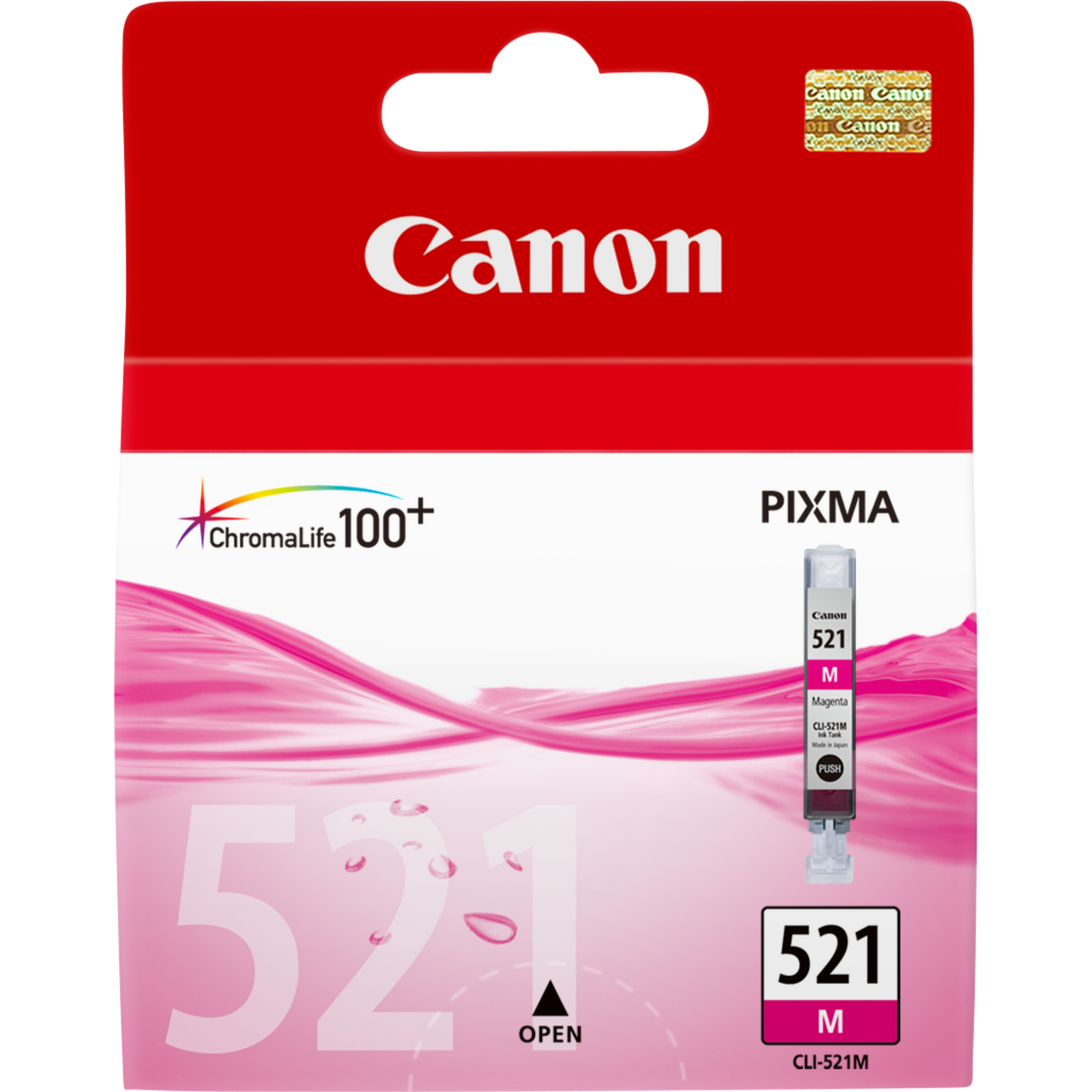 Image of Canon 2935B001/CLI-521M Ink cartridge magenta, 445 pages ISO/IEC...