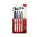 Sharpie PERM MARKER FINE AST PK4