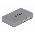 DeLOCK 64001 USB grafische adapter 3840 x 2160 Pixels Grijs