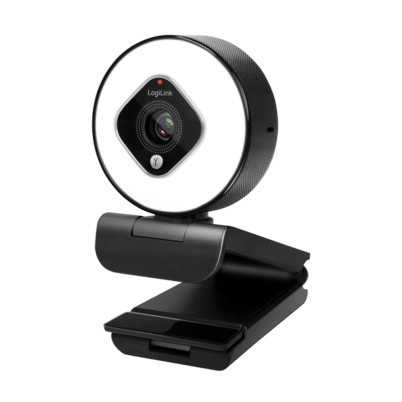 LogiLink UA0384 webcam 2 MP 1920 x 1080 pixels USB 2.0 Black, White